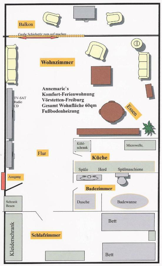 Annes Ferienwohnung Freiburg Vorstetten Exterior photo